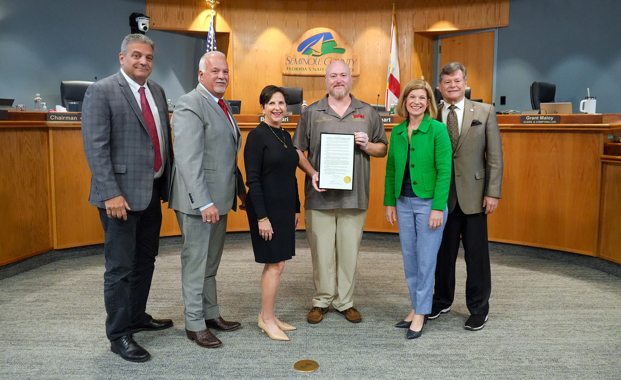 Proclamation January Veteran of the Month Adam Zavardino