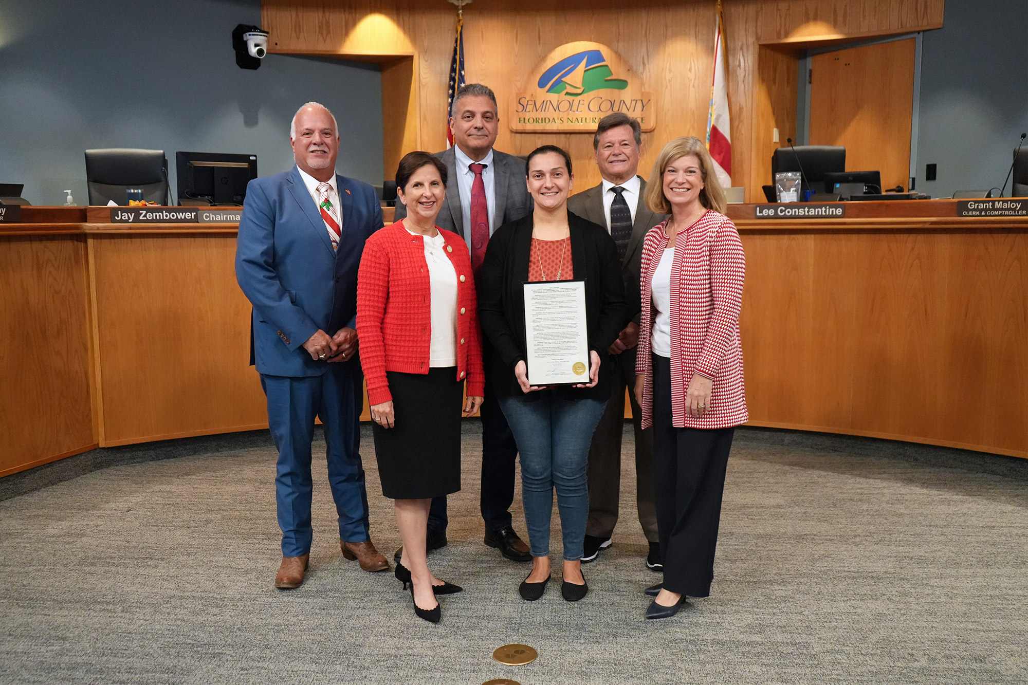 Proclamation December Veteran of the Month Kathy Corraliza