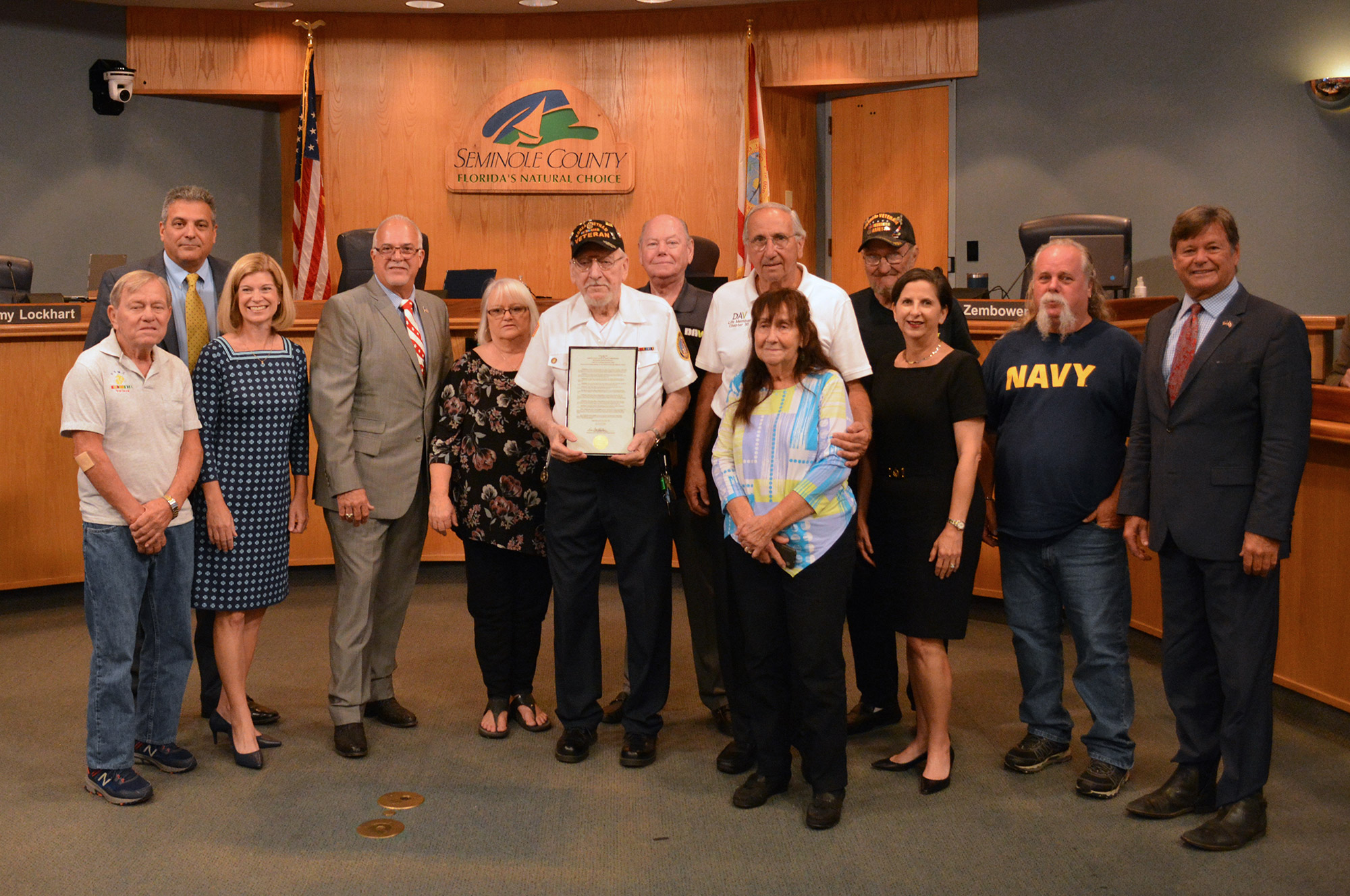 Vet of the Month Chief Petty Officer Philip Walthers family