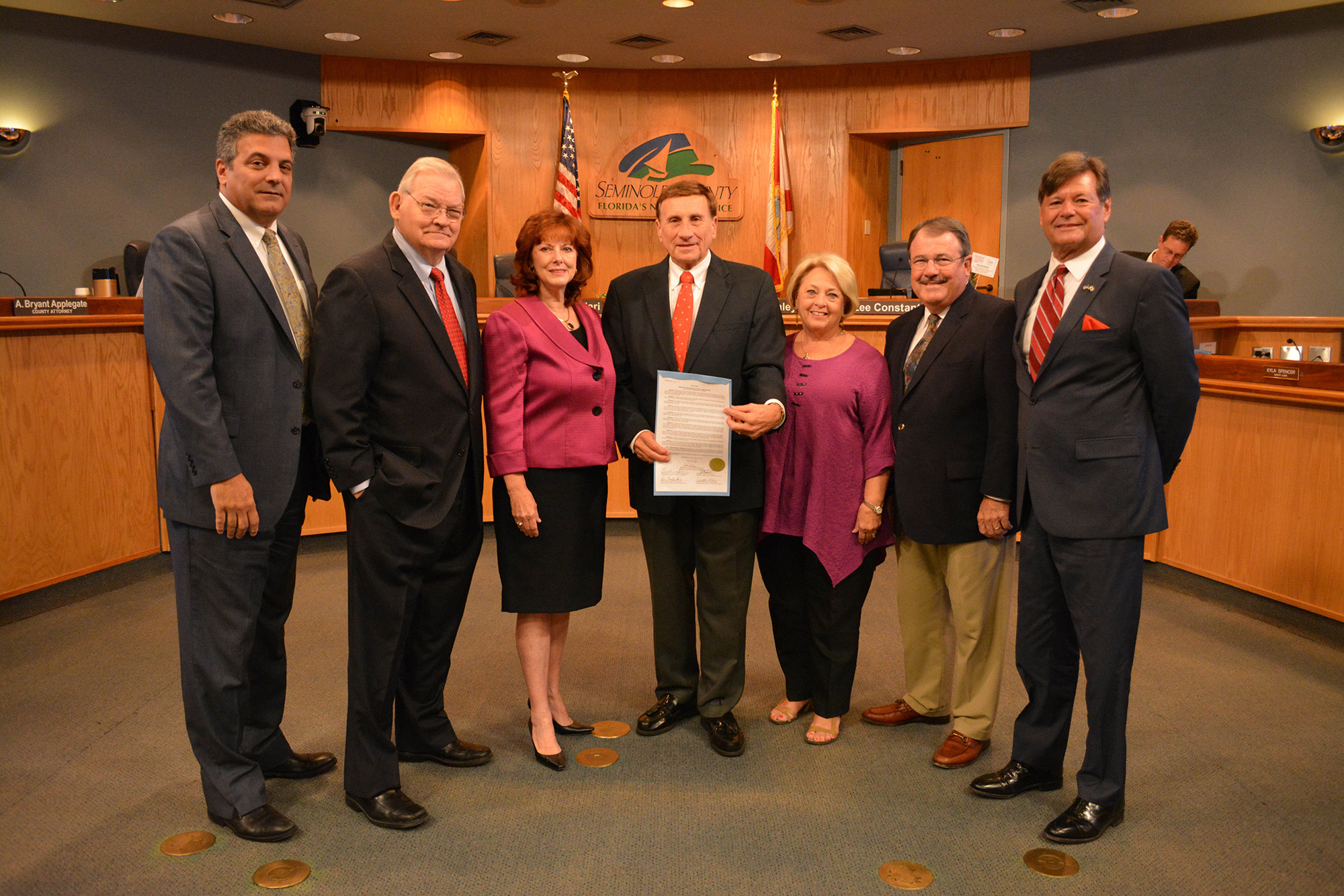 Congressman John L Mica Leadership Seminole Leadership Legend Award for 2017 Resolution