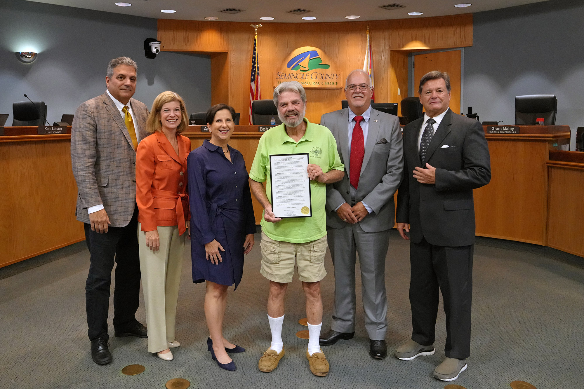 Proclamation September Veteran of the month James D. Hunter