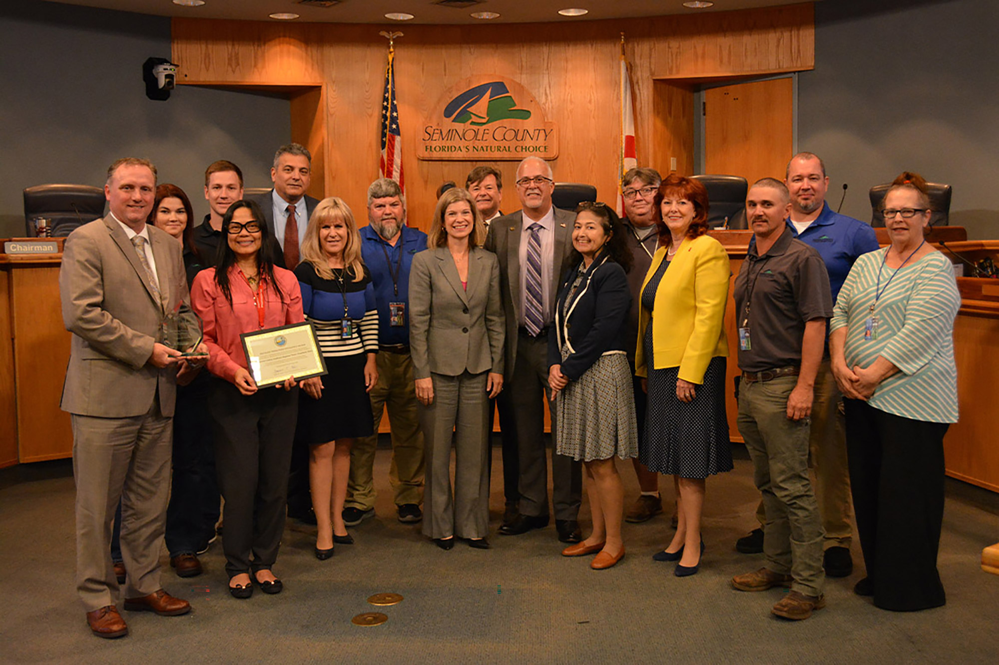 2019 Drinking Water Plant Operations Excellence Award SERWTP Sized