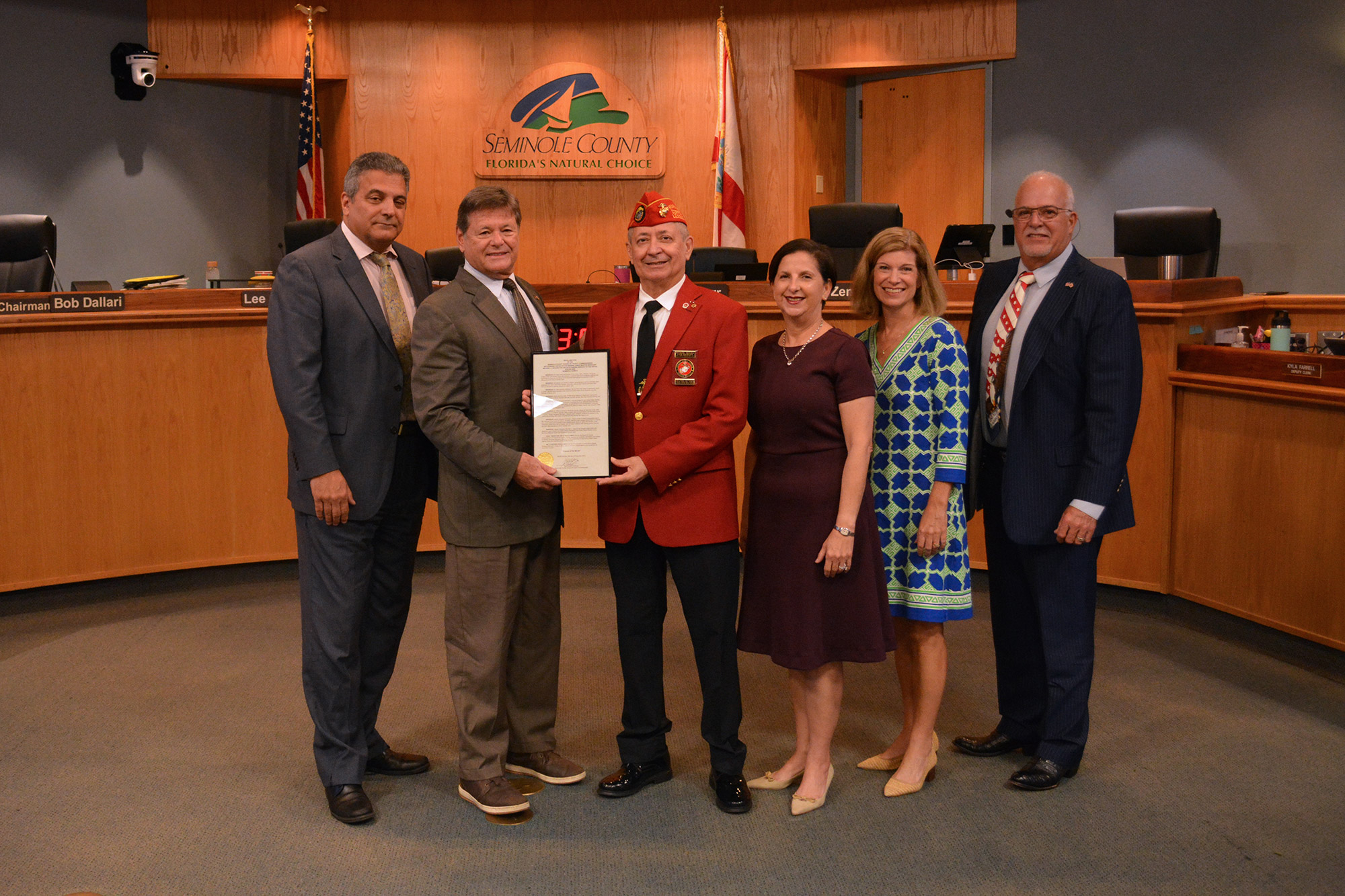 Vet of the Month Proclamation Master Sargeant Michael J. Segura